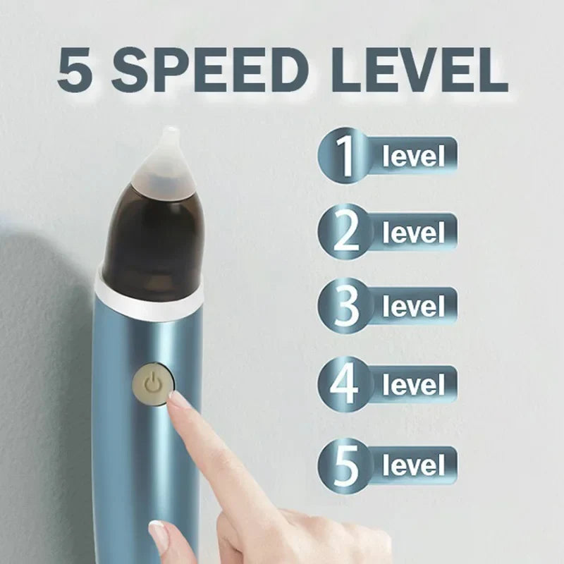 Jaysuing Electric Baby Nasal Aspirator – 5-Speed, USB Rechargeable
