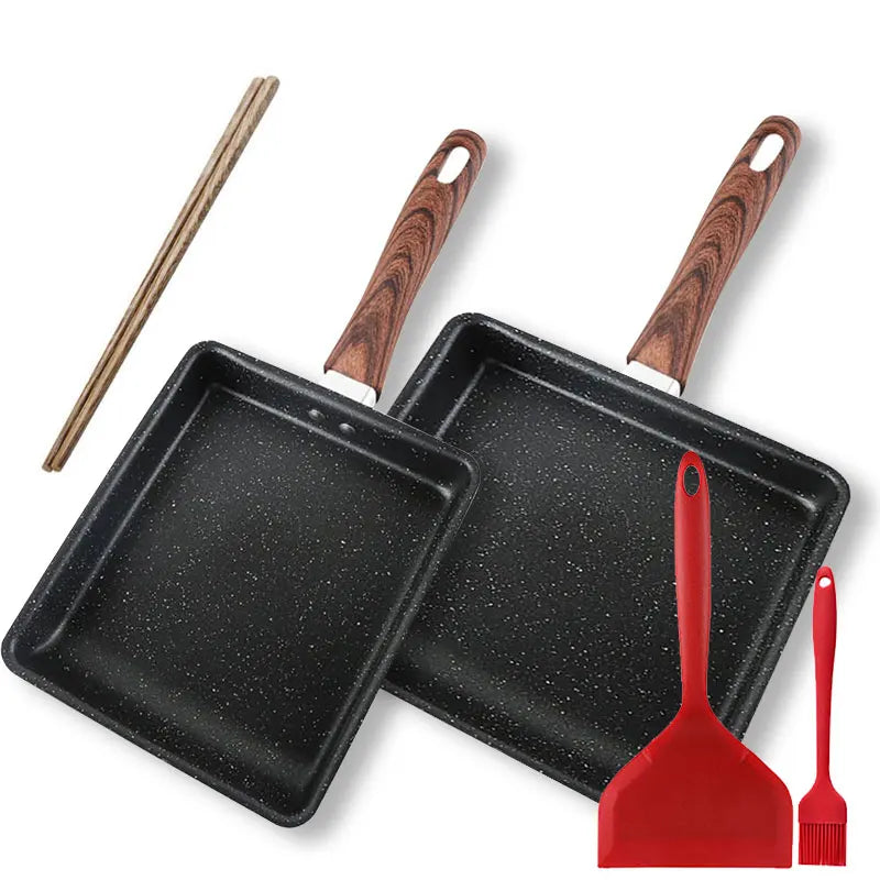 Nonstick Cast Iron Tamagoyaki Pan – Japanese Omelette Egg Pan
