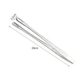 Economic Kitchen Tongs Stainless Steel Barbecue Clip BBQ Grill Meat