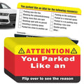 You Park Like Idiot Business Cards Bad Parking Funny Violation Adult