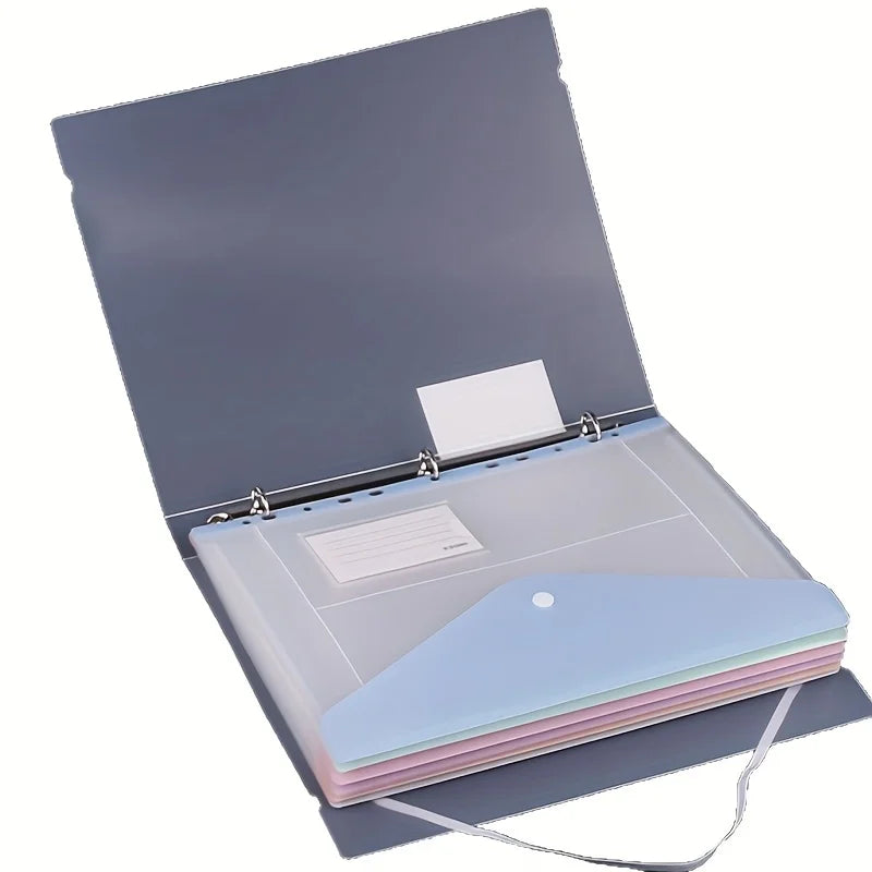 6-Pack Expandable Binder Pockets | 11-Hole Side-Opening Folders