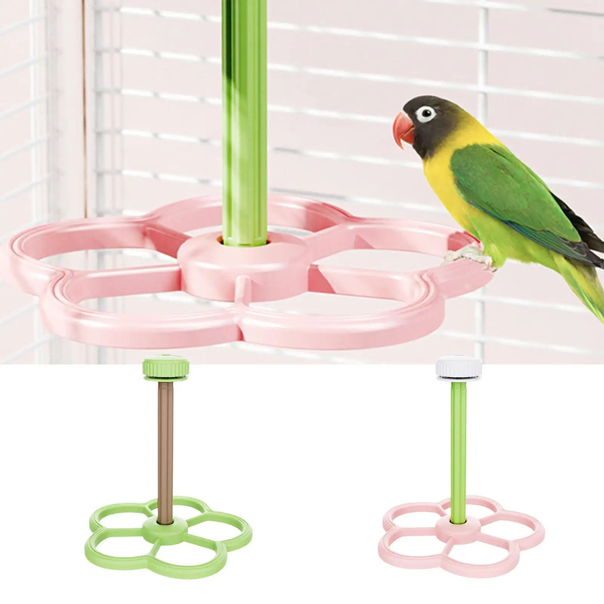 Bird Windmill Perch Sensory Toy | Parakeets Budgies Macaws