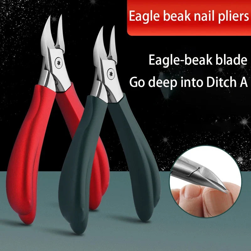 Stainless Steel Nail Clipper for Thick Hard Toenails