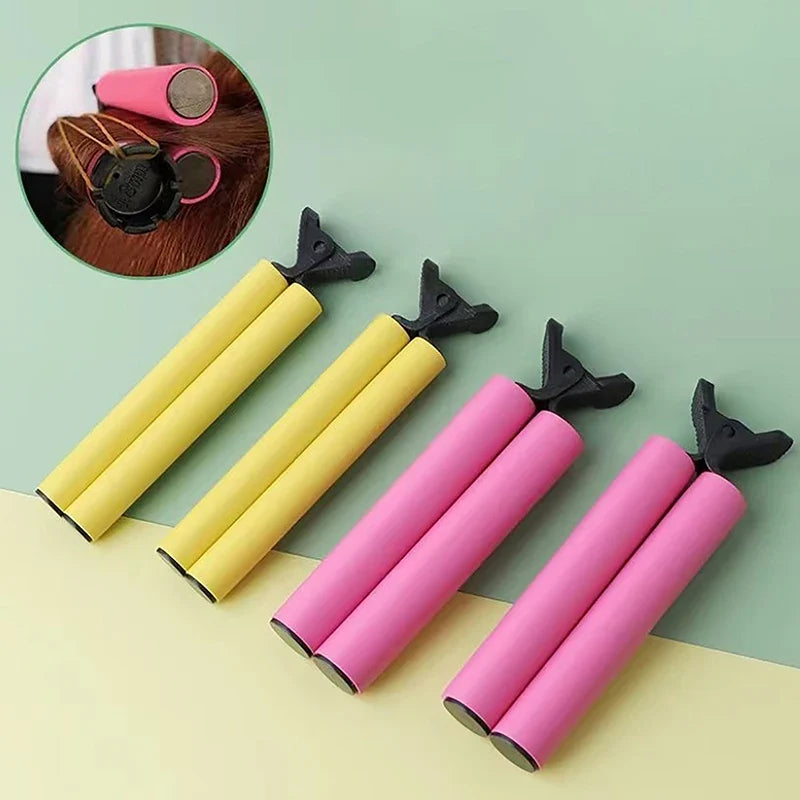 12-Piece Heatless Perm Hair Rollers & Insulation Clips Set