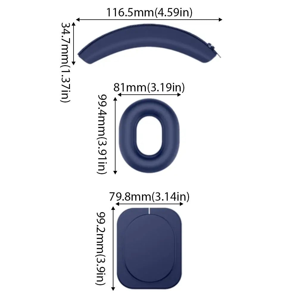 Silicone Case & Ear Pad Covers for Nothing Headphone (1)