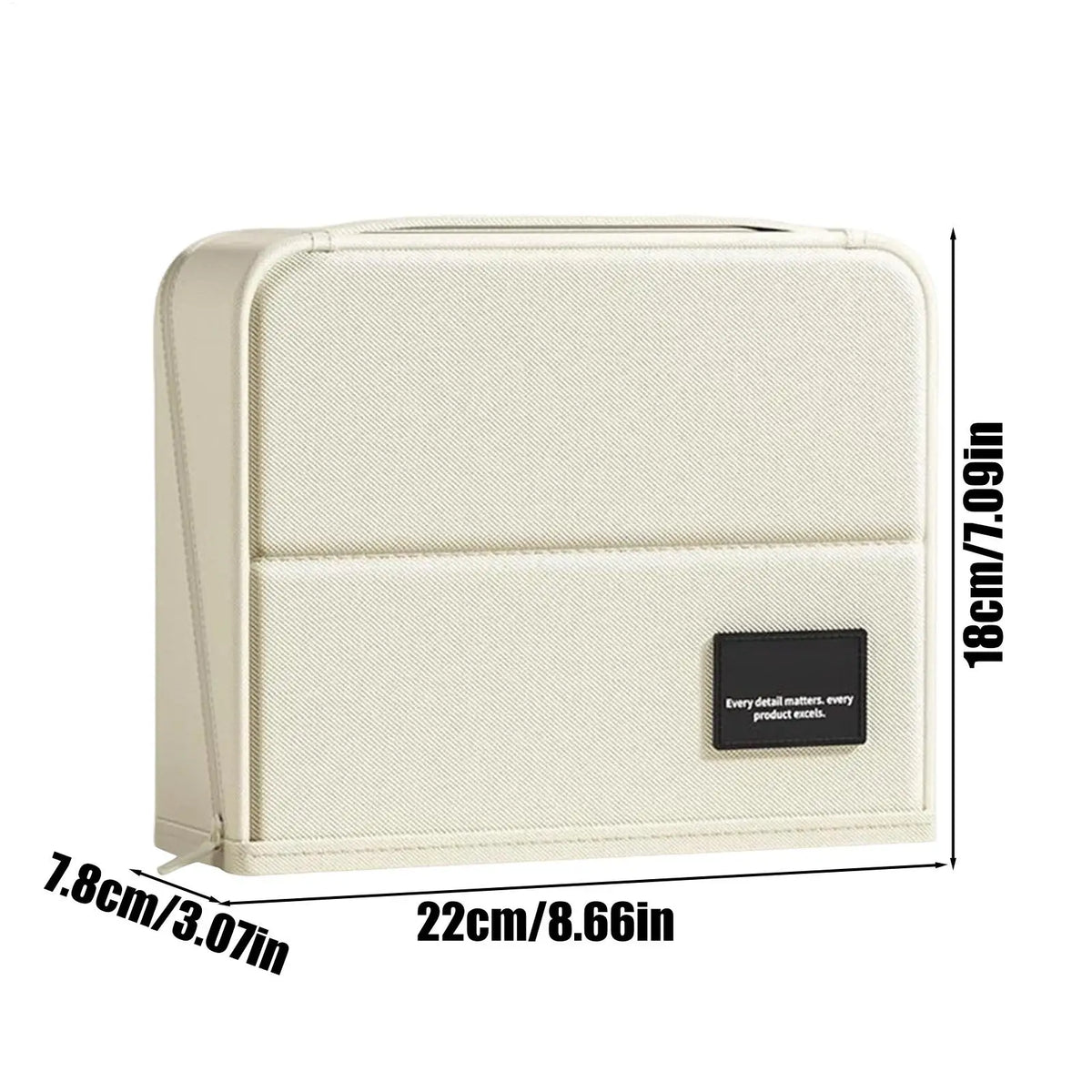 Large Waterproof Pencil Case – Multi-Compartment Organizer