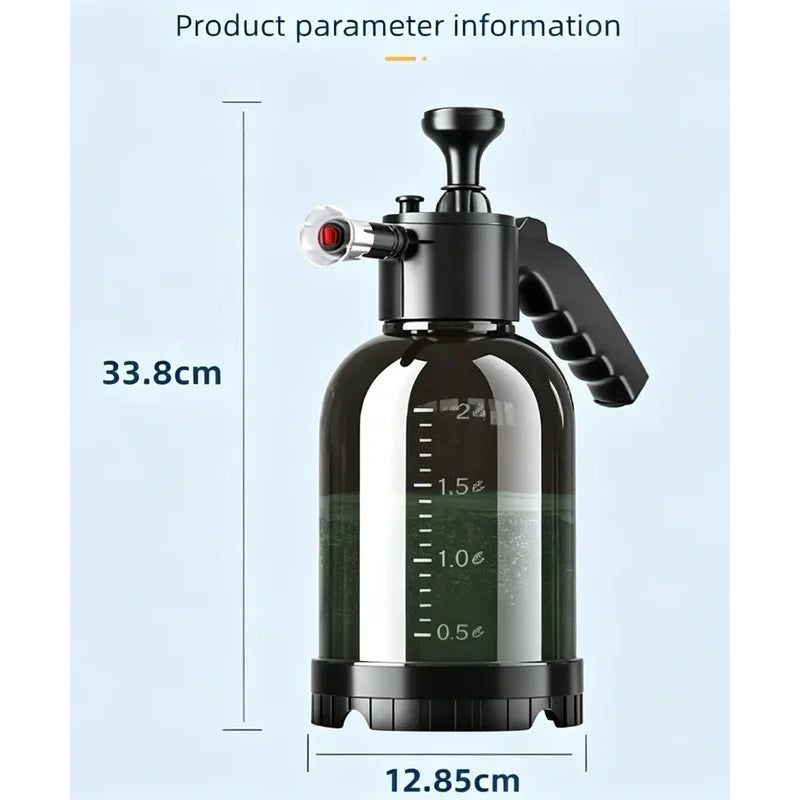 2L Hand Pump Foam Sprayer – Car Wash, Garden & Home Cleaning