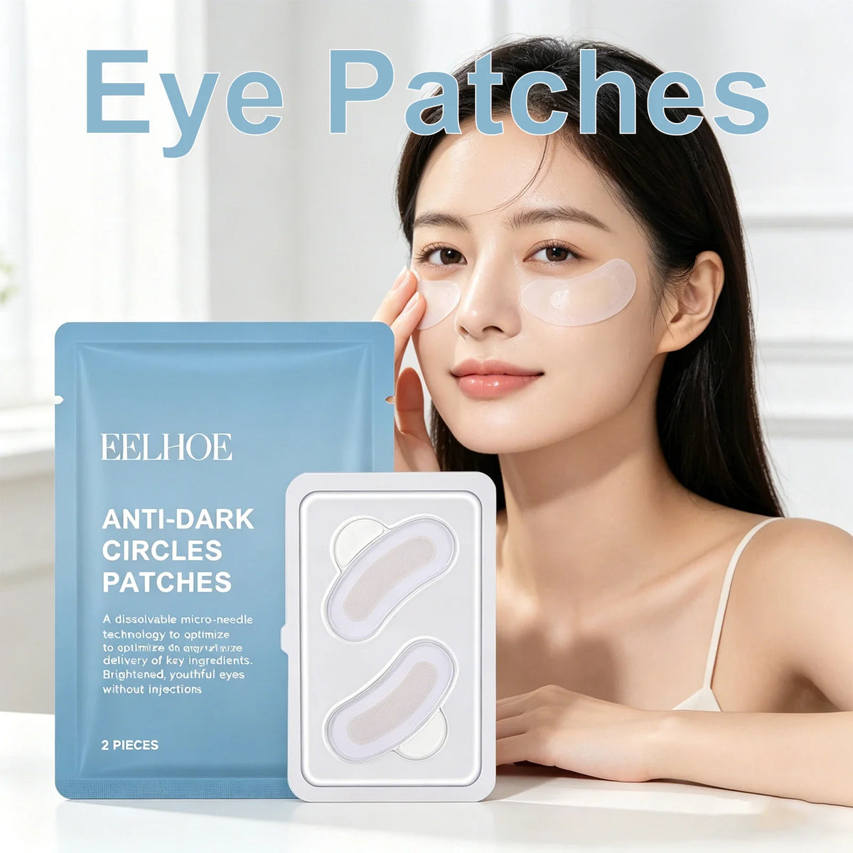 Hyaluronic Acid Under Eye Patches – Brighten & Hydrate