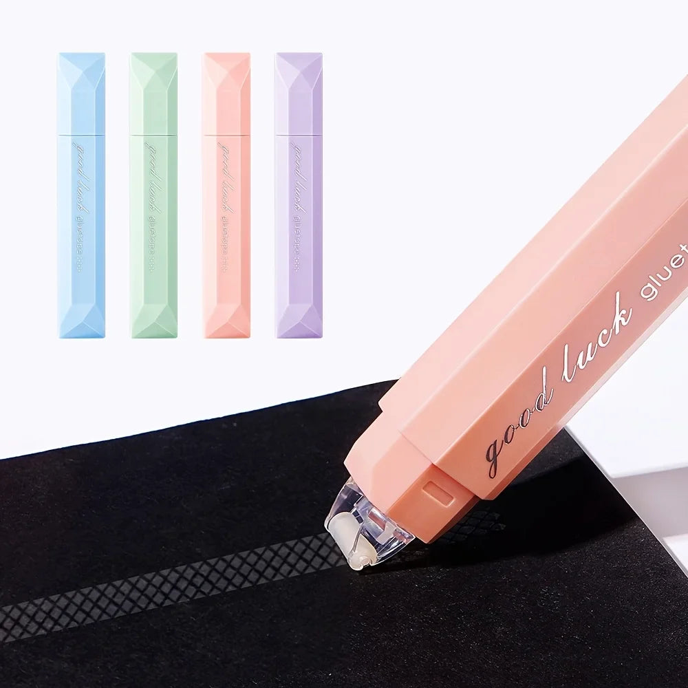 Waterproof Glue Tape Scrapbooking Adhesive Roller Crafts Wrapping