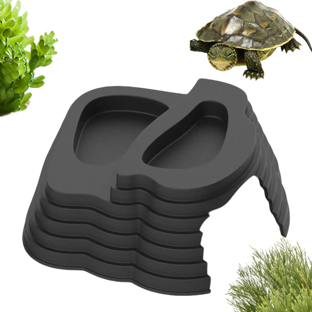 Anti-Slip Reptile Bathing Pool & Dish with Ramp | PVC