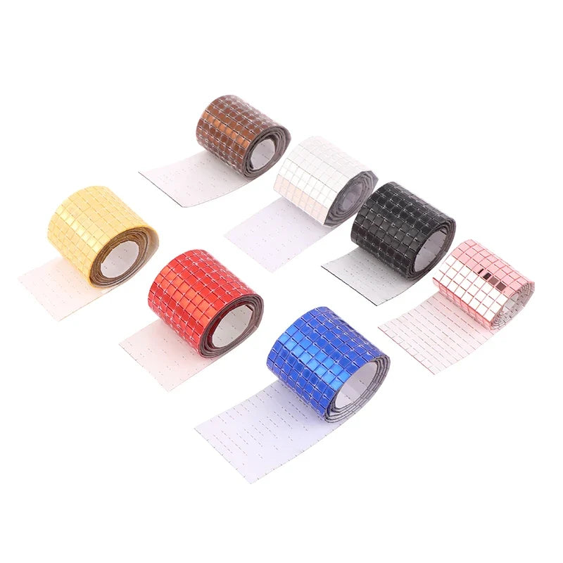 3D Disco Ball Mirror Wall Sticker Roll | DIY Acrylic Mosaic Decor