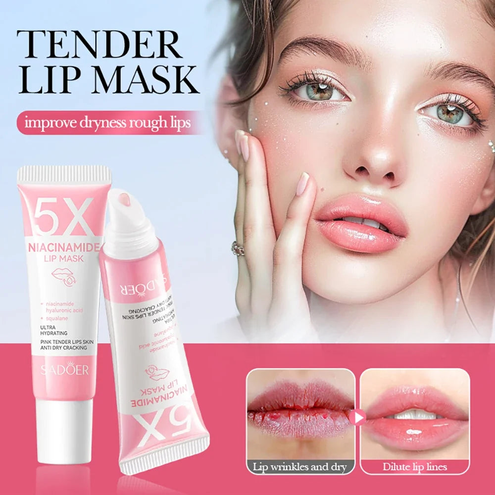 5X Niacinamide Plumping Lip Mask – Overnight Hydration 10g