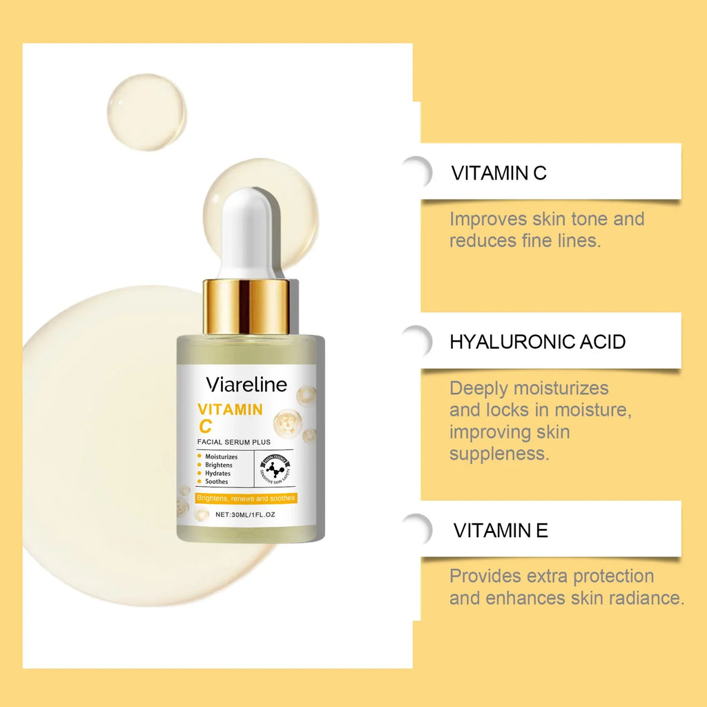 Viareline Vitamin C Facial Serum – Moisturizing & Firming 30ml