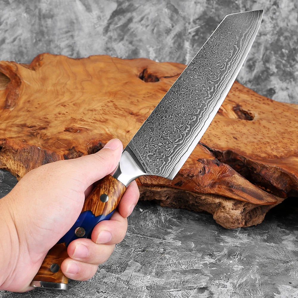 8" VG10 Damascus Steel Kiritsuke Chef Knife – XITUO