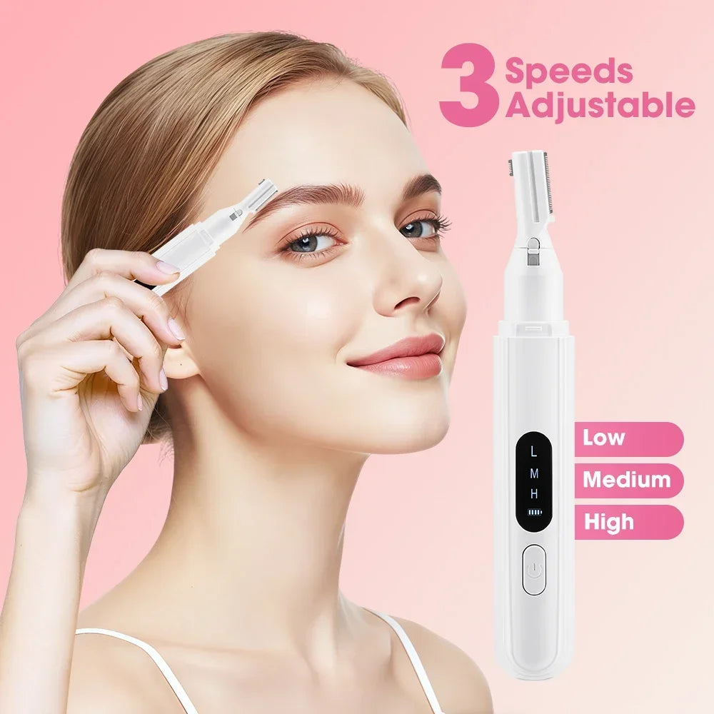 Ms.Dear Dual-Blade Rechargeable Electric Eyebrow Trimmer