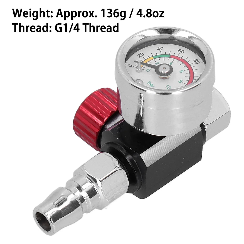 G1 Thread Spray Paint Gun Air Pressure Regulator Regulating Adjusting