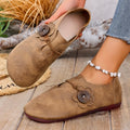 Women's Roman Style Flat Shoes – Soft PU Leather Casual Flats