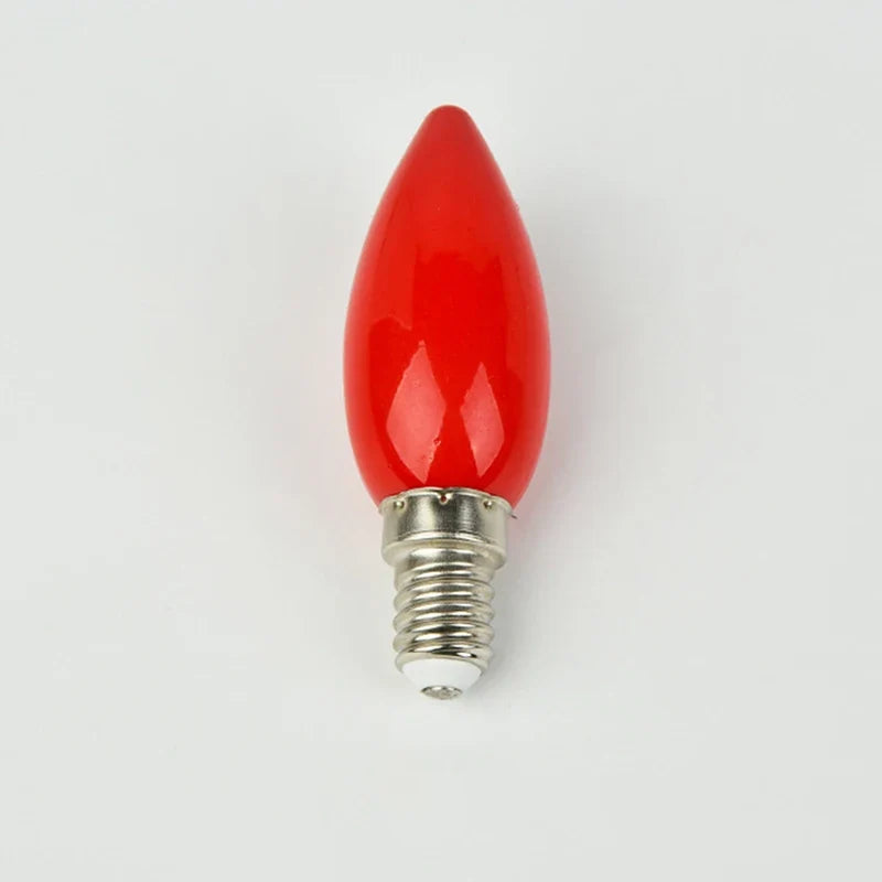 LED Altar Candle Bulb E12/E14 Red Temple Decorative Lamp