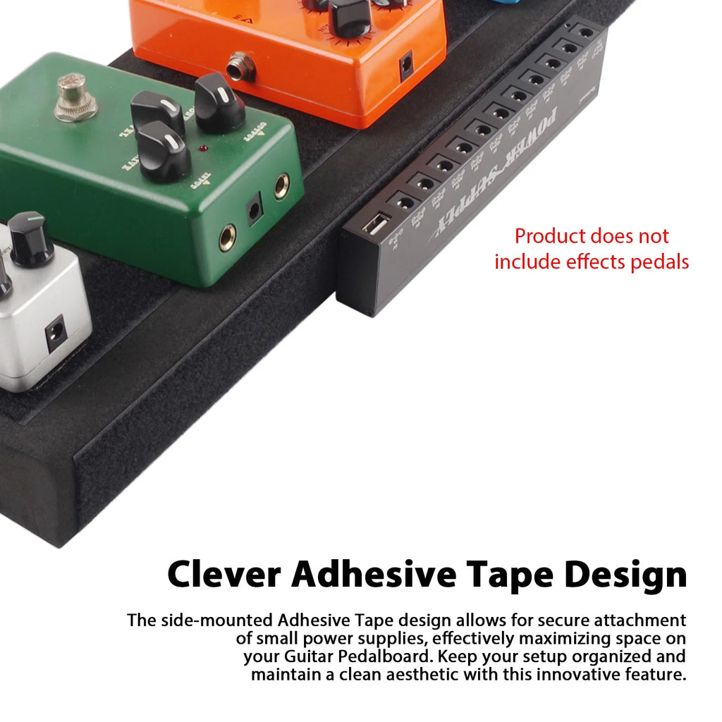 Lightweight EVA Guitar Pedalboard with Cable Management