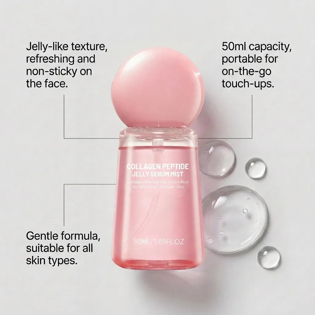 Collagen Peptides Jelly Serum Mist | Hydrating Face Spray 50ml