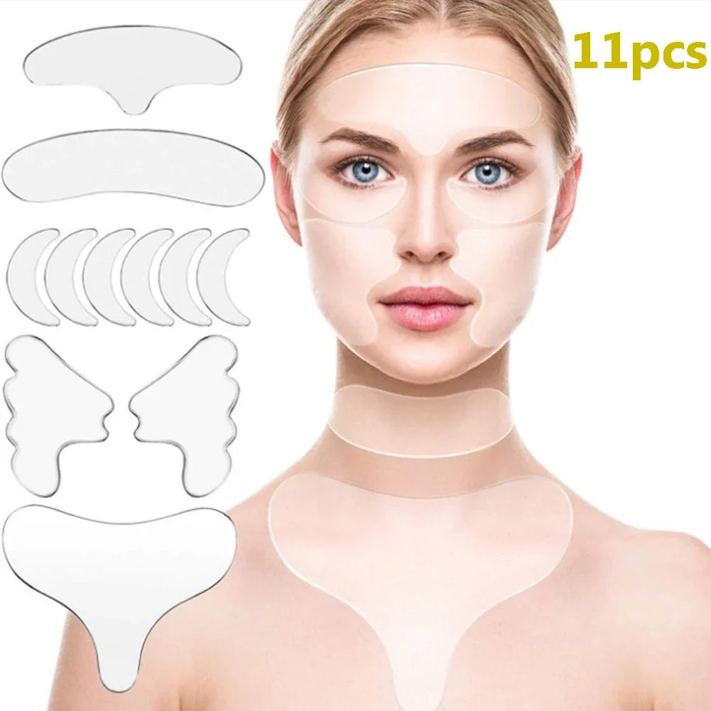Reusable Silicone Anti-Wrinkle Face Patches – Neck & Forehead