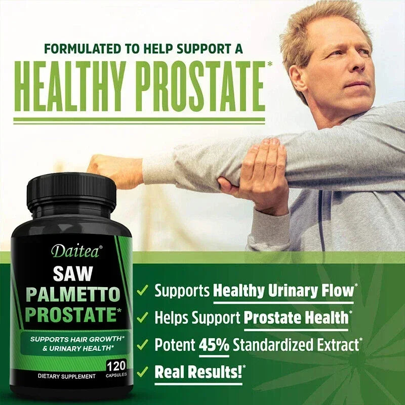 Saw Palmetto Berry Extract Capsules – Hair & Hormone Support