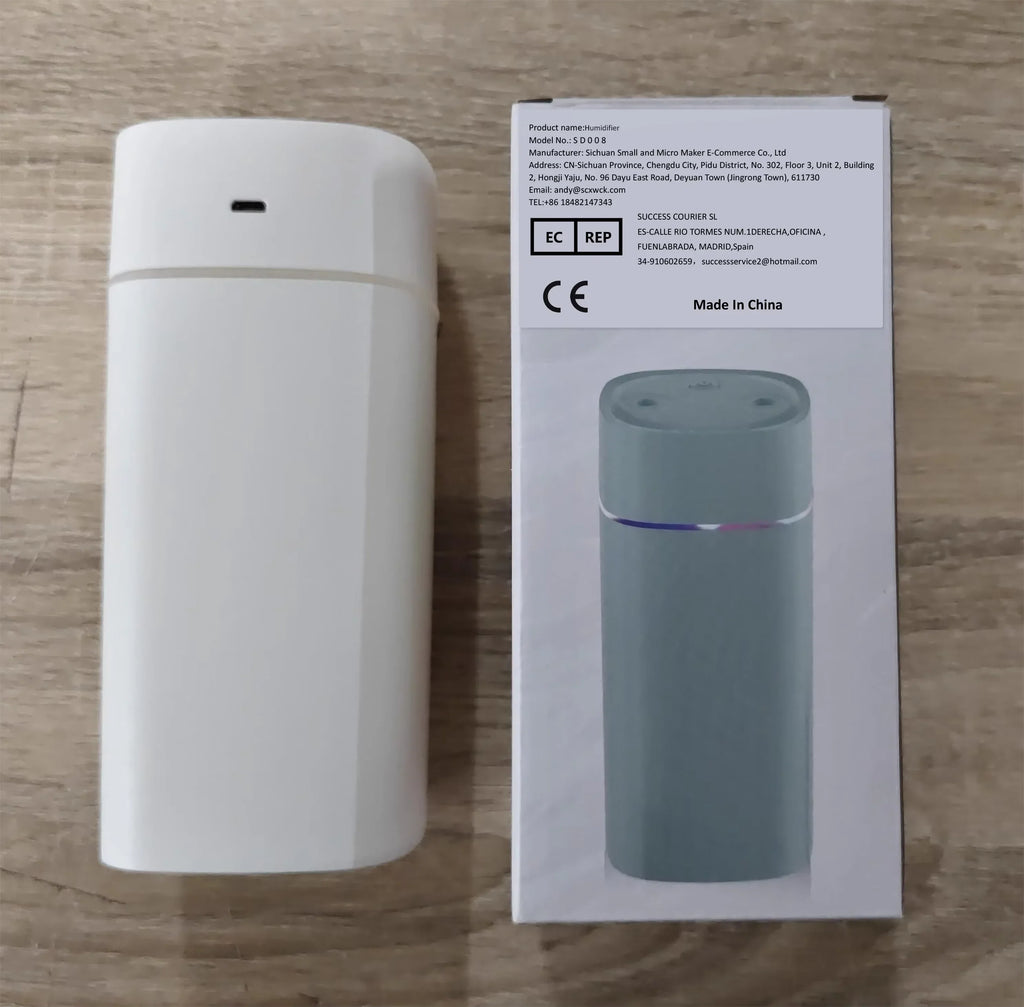 Mini USB Dual Spray Humidifier & Aromatherapy Diffuser