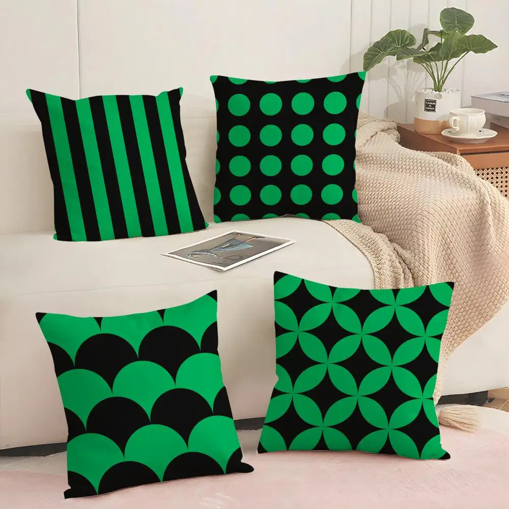 Linen Cotton Animal Print Cushion Cover | Hidden Zipper Pillowcase