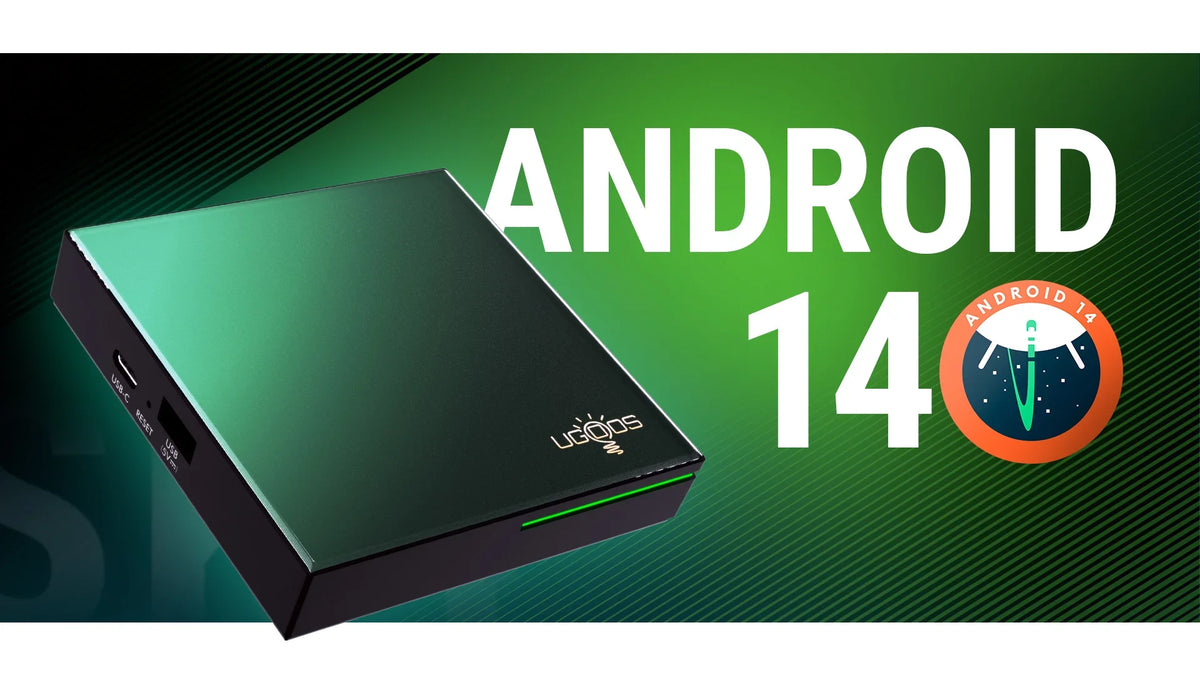 UGOOS SK4 Android 14 Smart TV BOX Amlogic S905X5M-K BT5 4 LPDDR4