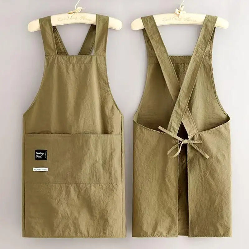 Breathable Waterproof Kitchen Apron – Anti-Fouling Work Apron