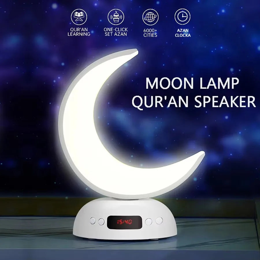 AyeBeau Quran Azan Clock Bluetooth Speaker & Night Light