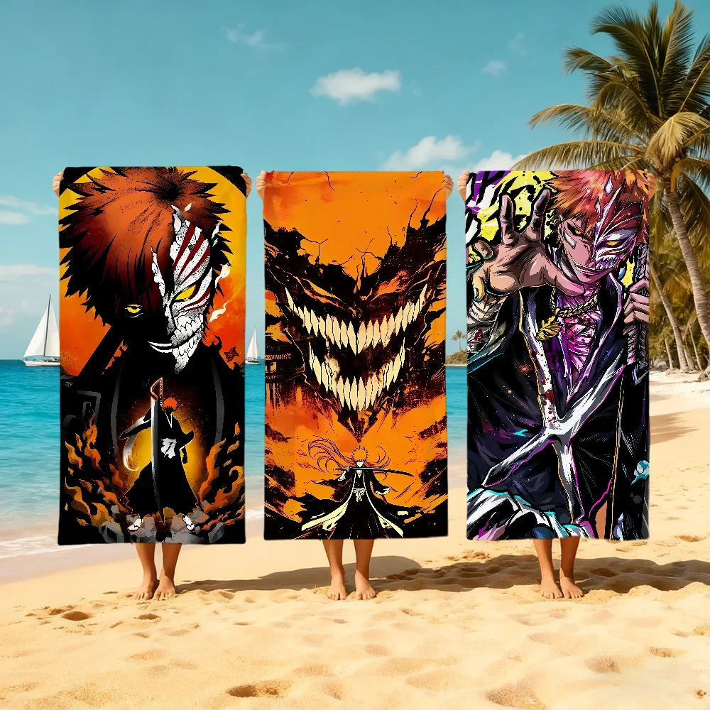 Bleach Ichigo Anime Beach Towel – Quick Dry Soft Multi-Size