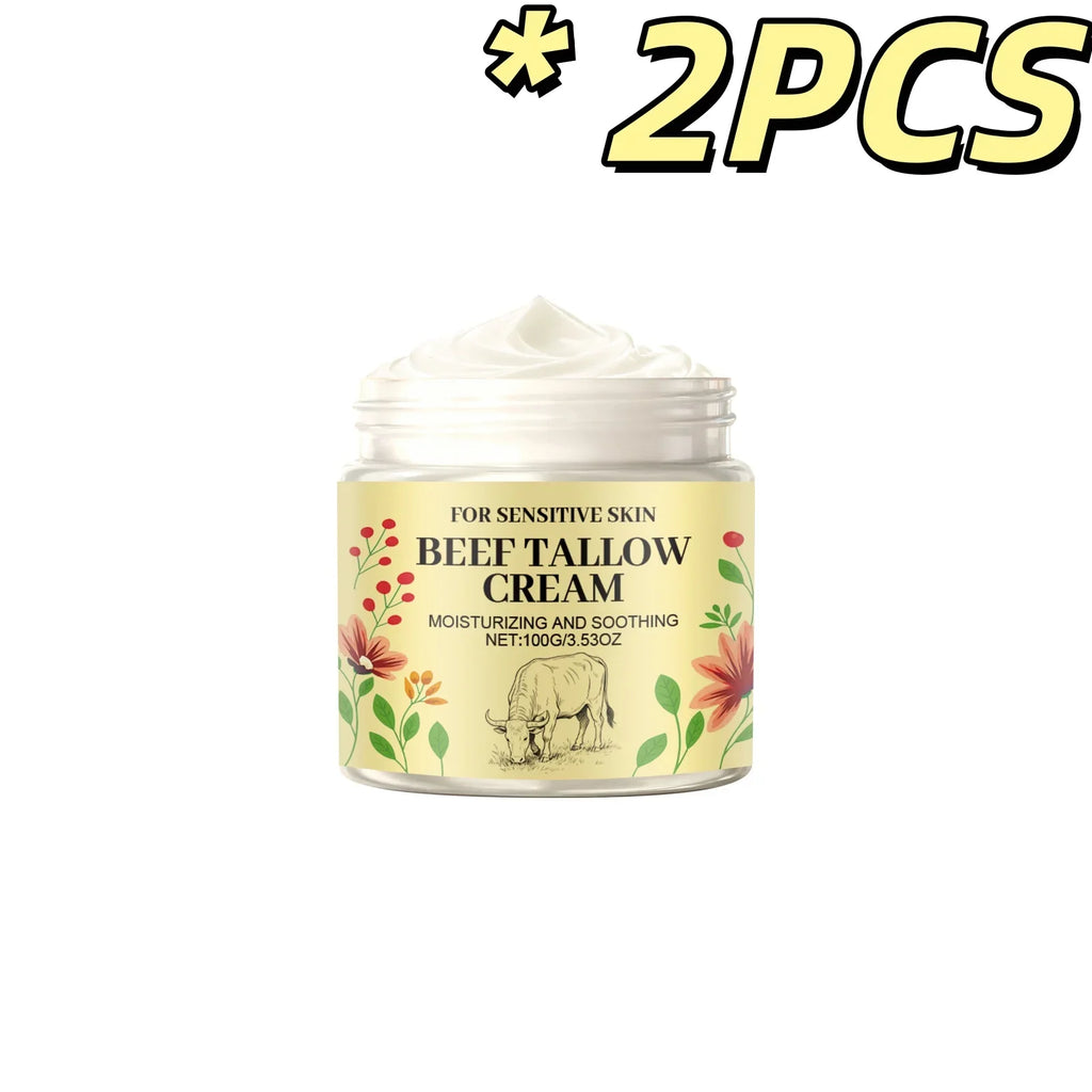 Beef Tallow Body Cream – Deep Moisturizing Skin Balm 100g