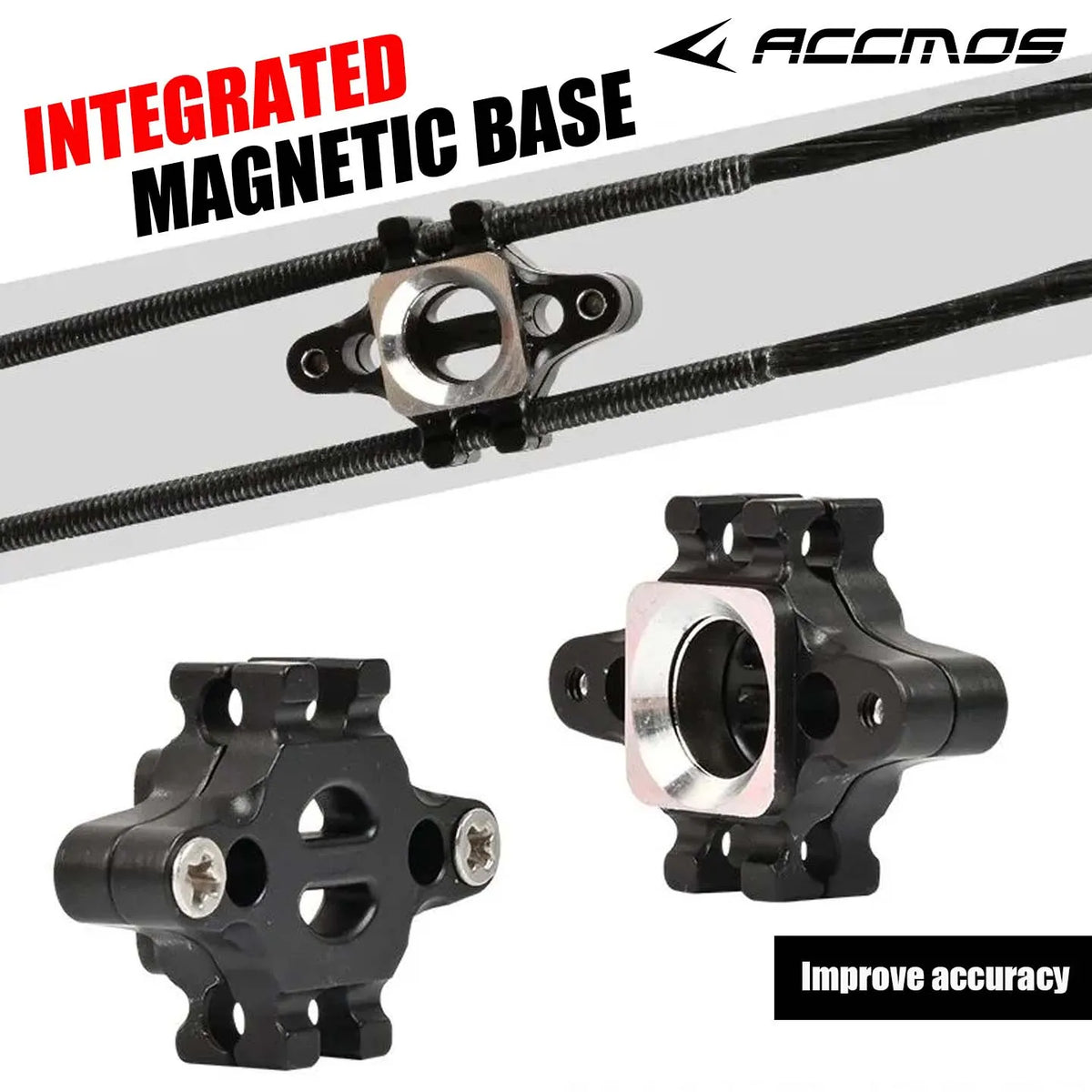 Dual-purpose Compound Bow Magnetic Seat Steel Ball Aluminum Alloy