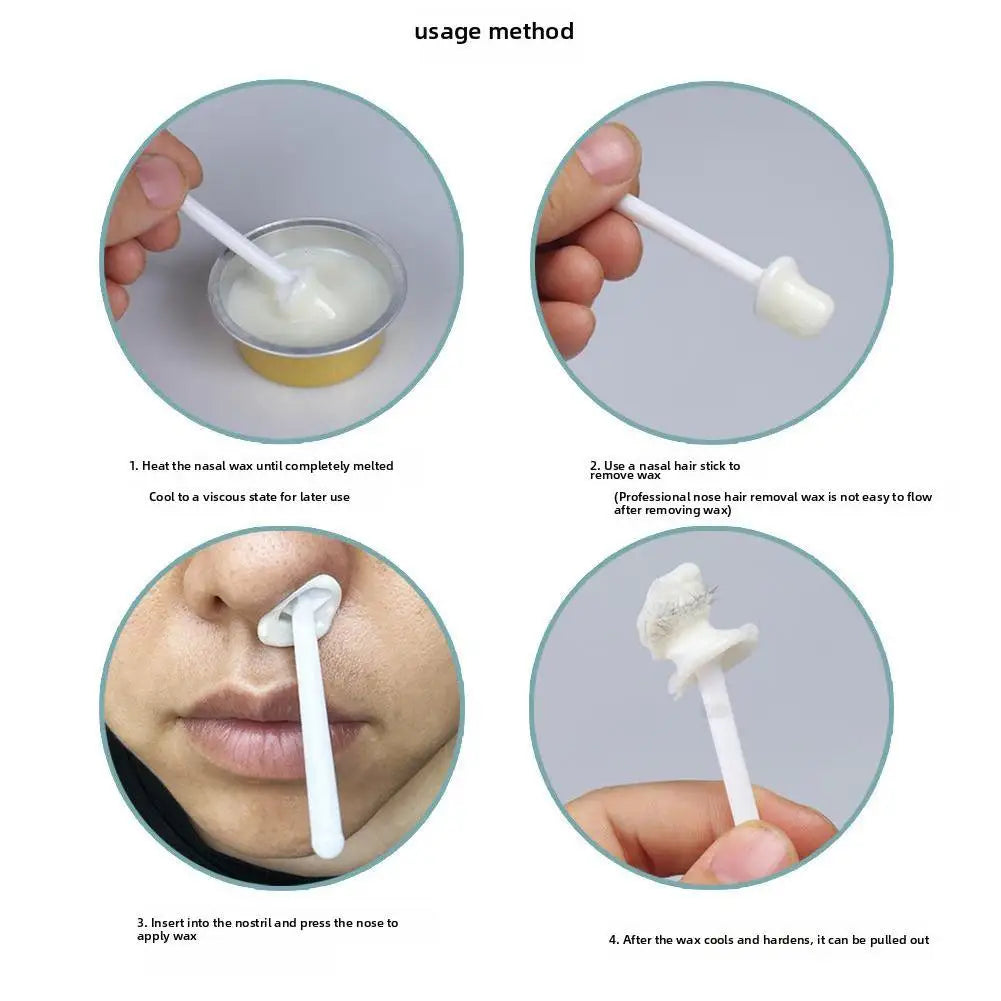 Painless Nose & Ear Wax Hair Removal Kit – Men & Women