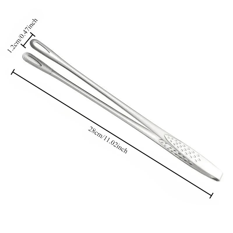 Stainless Steel Kitchen Tongs | BBQ Grill & Cooking Tweezers