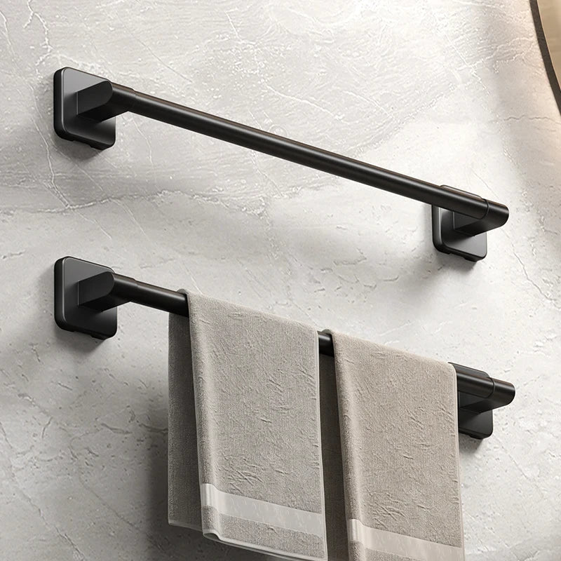 Self-Adhesive No-Drill Towel Bar | Bathroom Towel Rack