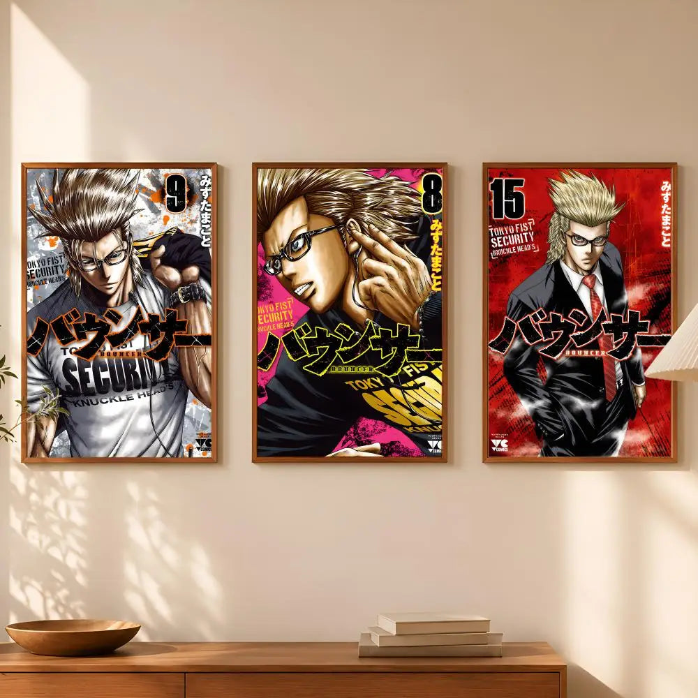 Game B-BOUNCER Self-Stick HD Wall Art Poster | Waterproof Decor