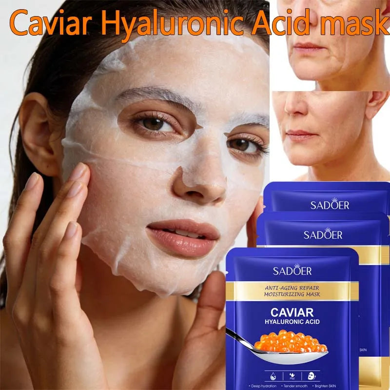 Caviar & Hyaluronic Acid Face Mask – Lifting, Firming & Hydrating
