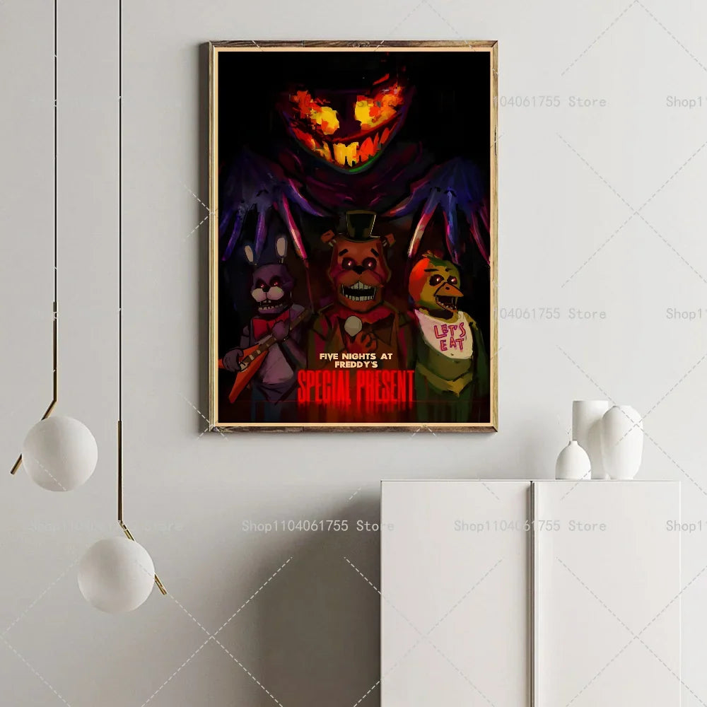 Five Nights at Freddy's Wall Poster – Self-Adhesive Sticker