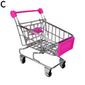 Metal Mini Toy Shopping Cart Realistic Supermarket Pretend Play Kids