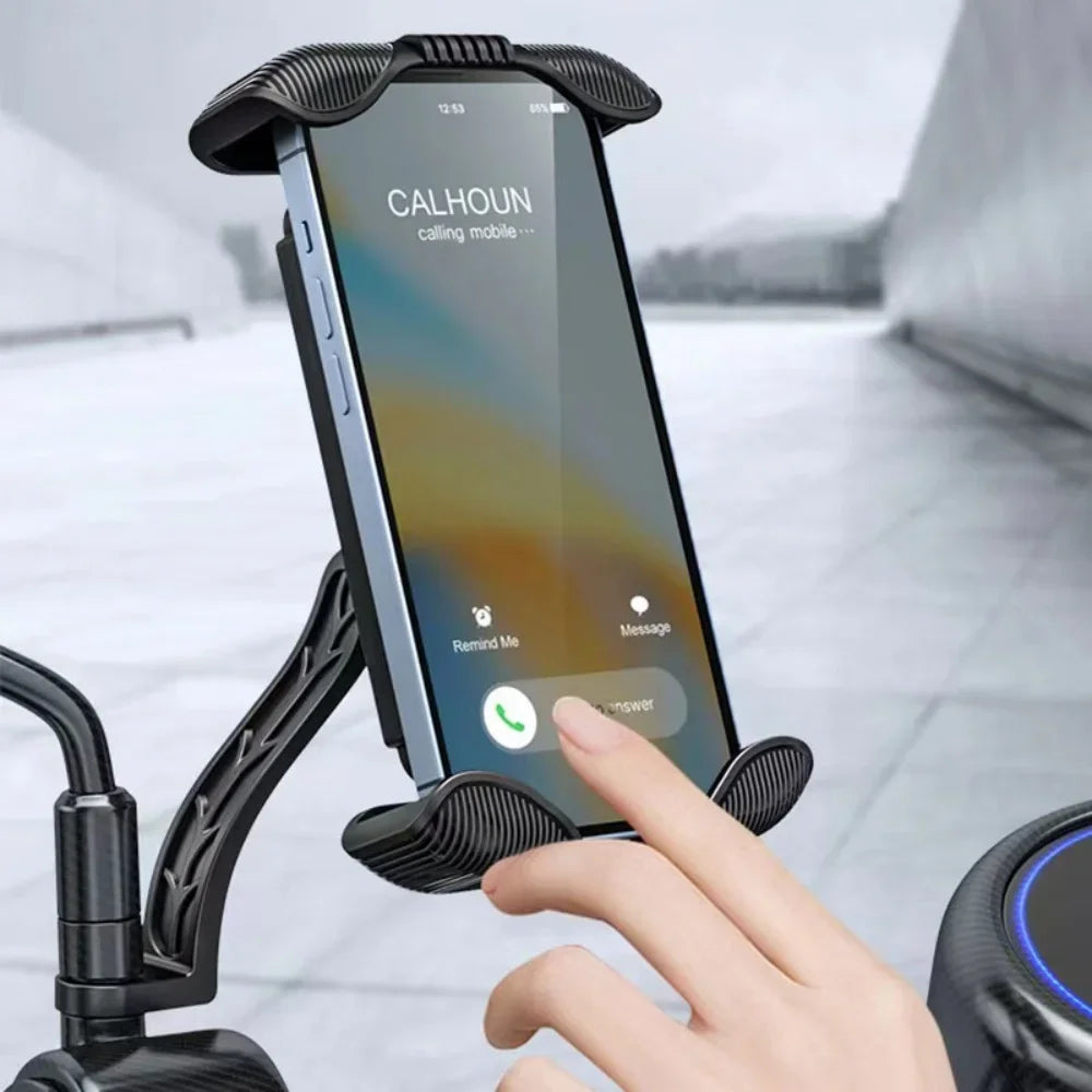360° Bike & Motorcycle Phone Mount Handlebar Holder 4–7"