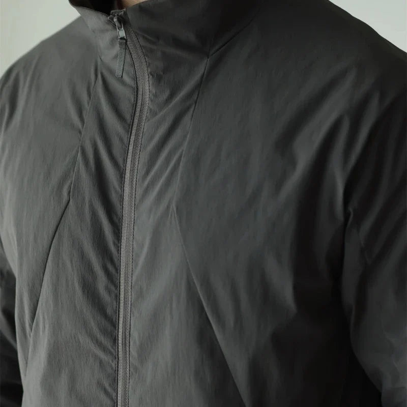 Men's Lightweight Stand-Up Collar Business Jacket | Windproof