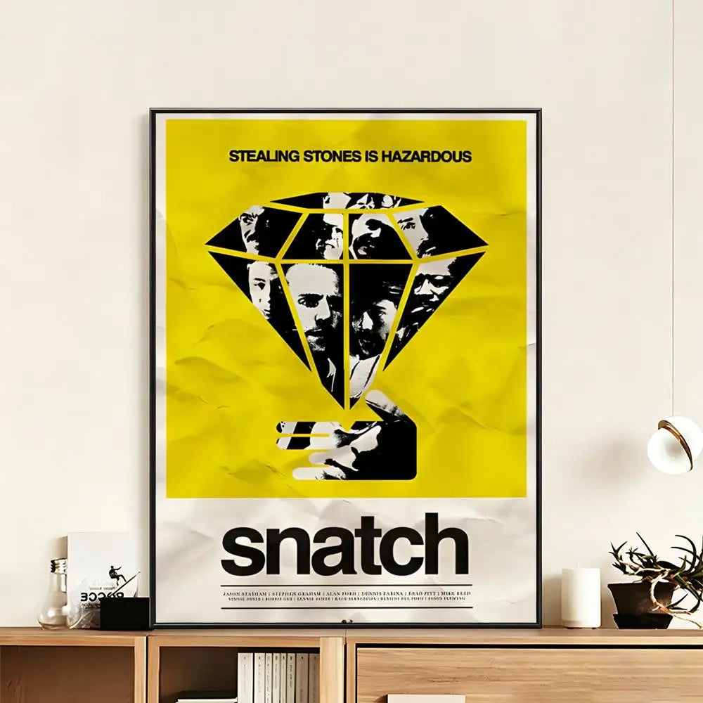 Snatch Movie Poster – HD Waterproof Wall Art Print