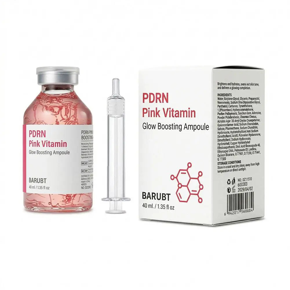 PDRN Pink Glow Ampoule – Collagen, Peptide & Hyaluronic Acid