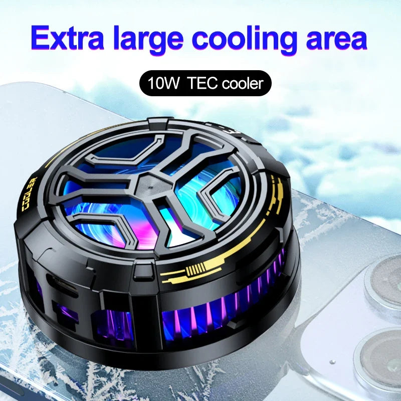 Magnetic Absorption Cooling Fan Mobile Phone Cooler Three-gear