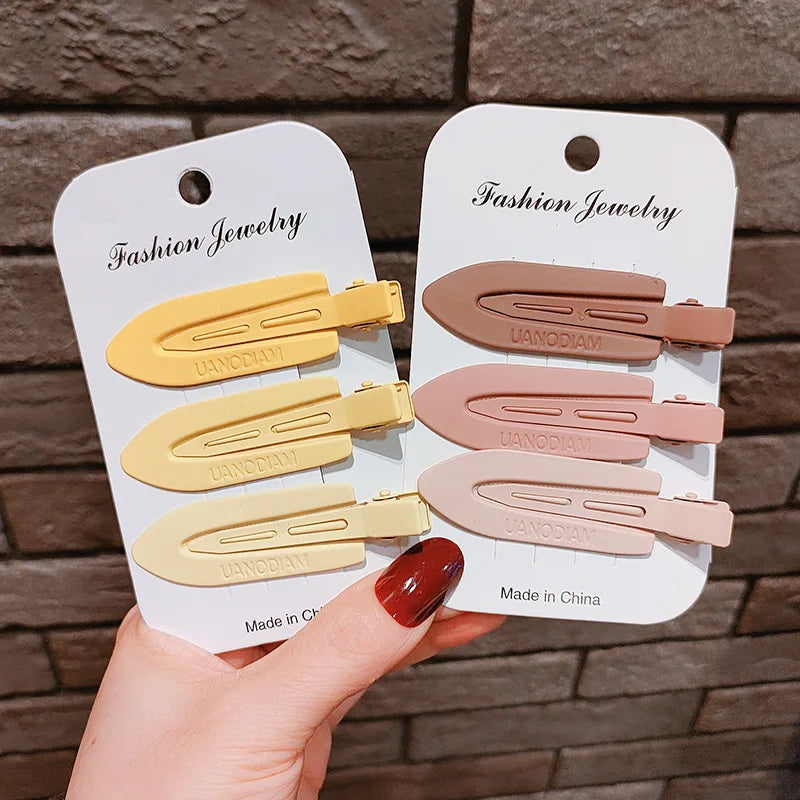 No-Dent Mini Alligator Hair Clips 3PCS | Hypoallergenic Edge Control
