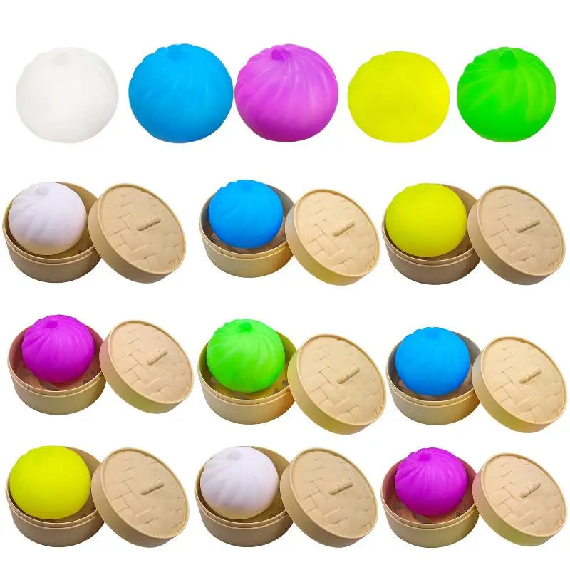 Steamed Bun Squeeze Toy – Slow Rise Sensory Fidget Toy
