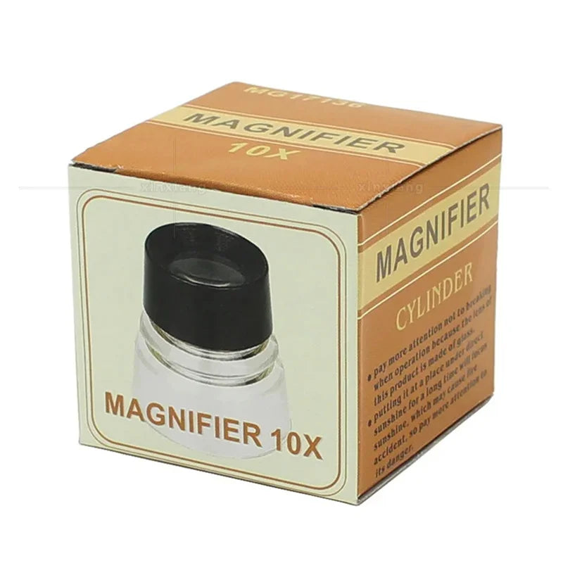 10X Magnifying Glass 30mm HD Cylindrical Loupe – Jewelry & Reading