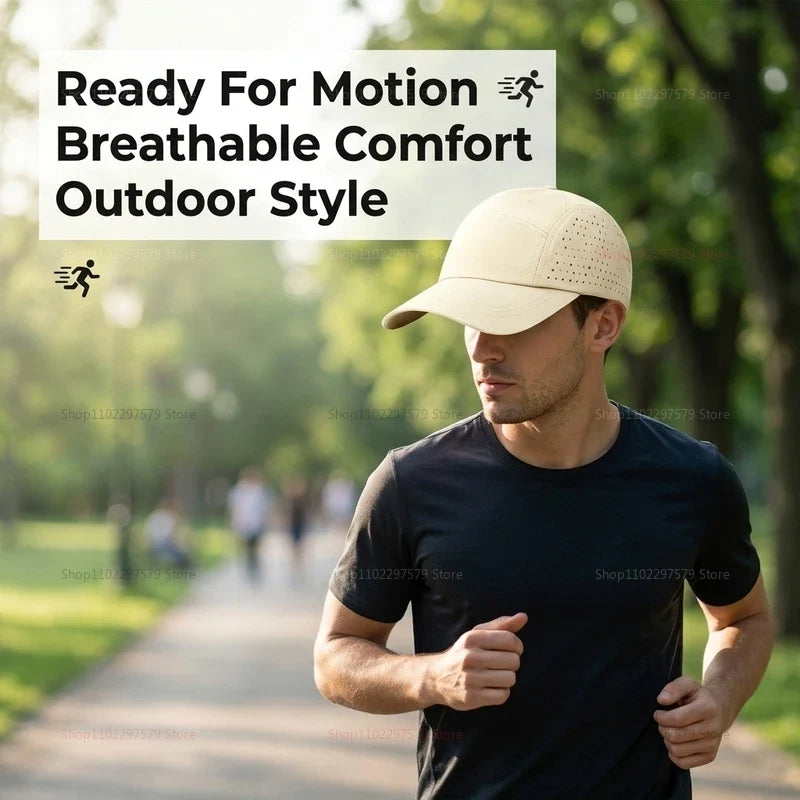 Quick-Dry Mesh Baseball Cap | UV Sun Protection Unisex Hat
